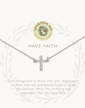 Load image into Gallery viewer, Spartina 449 Sea La Vie Necklace Have Faith/Cross
