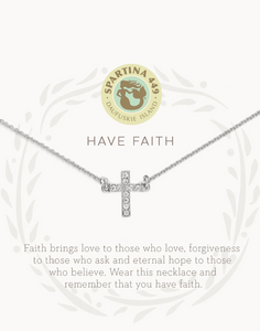 Spartina 449 Sea La Vie Necklace Have Faith/Cross