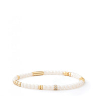 Spartina 449 Stretch Bracelet 4mm - Cream