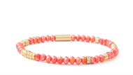 Spartina 449 Stretch Bracelet 4mm - Coral