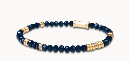 Spartina 449 Stretch Bracelet 4mm - Navy