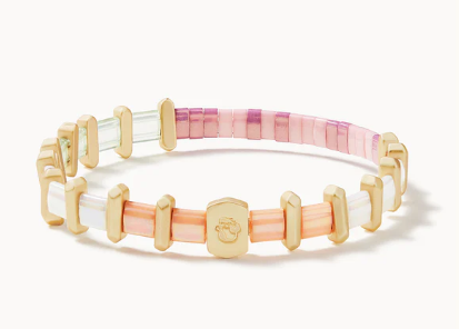 Spartina 449 Tila Stretch Bracelet - Pink Lemonade