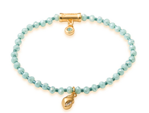 Spartina 449 Twinkle Stretch Bracelet Sea Foam/Shell