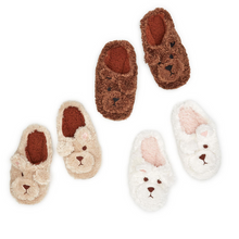 Load image into Gallery viewer, Teddy Plush Sherpa Slippers in four colors
