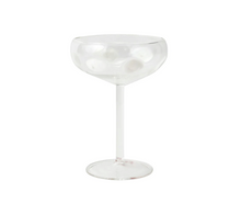 Load image into Gallery viewer, Vietri Drop White Coupe Champagne Glass - FINAL SALE
