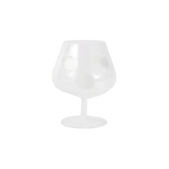 Vietri Drop White Snifter - FINAL SALE