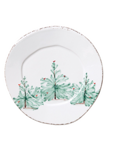 Vietri Lastra Holiday Salad Plate