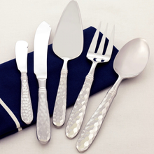Load image into Gallery viewer, Vietri Martellato Serving Set - Stainless Steel
