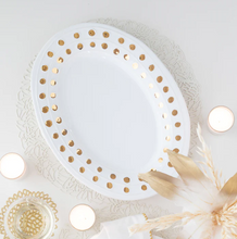 Load image into Gallery viewer, Vietri Medici Gold Medium Oval Platter - FINAL SALE
