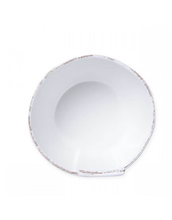 Load image into Gallery viewer, Vietri Melamine Lastra Stacking Cereal Bowl - White
