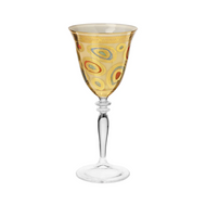 Vietri Regalia Wine Glass - Cream