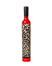 Load image into Gallery viewer, Vinrella Leopard Wine Bottle Umbrella bottle
