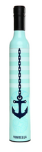 Load image into Gallery viewer, Vinrella Seaside Bottle Umbrella closed bottle
