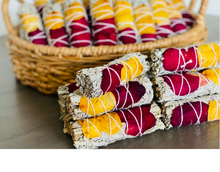 Load image into Gallery viewer, White Sage w/ Dried Rose Petals Smudge Sticks
