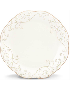 French Perle White Dinner Plate - 10.75"