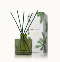Load image into Gallery viewer, Frasier Fir Petite Reed Diffuser - 4 oz (Green Glass)
