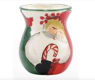 Vietri Old St. Nick Bud Vase