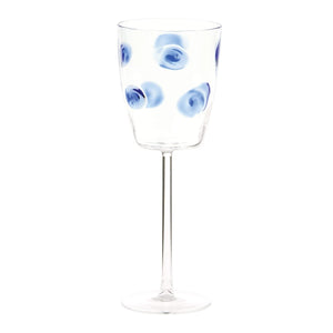 Drop Wine Glass - Blue