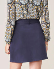 Load image into Gallery viewer, Linden Stretch Skirt Slate Blue
