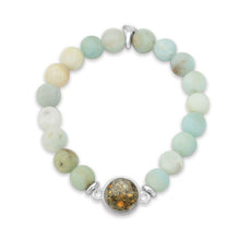 Load image into Gallery viewer, Dune Jewelry Round Beaded Bracelet - Amazonite: Fort Myers Beach
