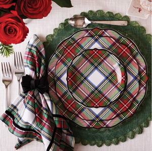 Juliska Stewart Tartan Dinner Plate