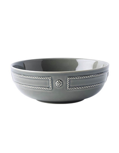 Berry and Thread French Panel  Coupe Pasta Bowl - Stone Grey