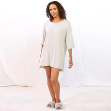 Load image into Gallery viewer, Bamboo &amp; Organic Cotton Oversized Boyfriend Tee - Fog
