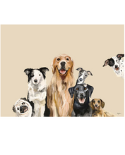 Load image into Gallery viewer, Best Friends Puppy Pack Vinyl Floorcloth
