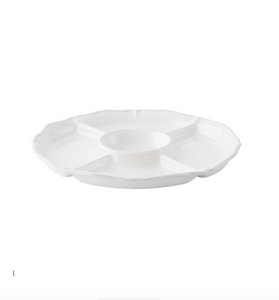Berry and Thread Crudite Platter - Whitewash