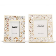 Flower White Inlay Photo Frames