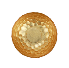 Load image into Gallery viewer, Vietri Rufolo Glass Gold Honeycomb Small Bowl - FINAL SALE
