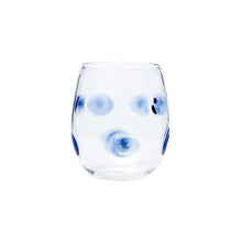 Load image into Gallery viewer, Drop Stemless Wine Glass - Blue
