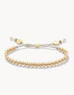Spartina 449 Friendship Bracelet Grey/Gold Beads
