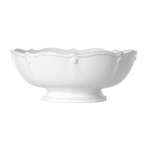 Berry and Thread Footed Fruit Bowl - Whitewash