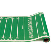 table runner decorated like a football field