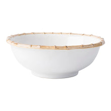Load image into Gallery viewer, Classic Bamboo Medium Serving Bowl - Natural
