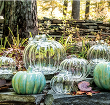 Load image into Gallery viewer, Hand Blown Glass Pumpkin - Small
