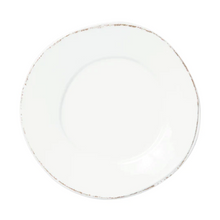 Load image into Gallery viewer, Vietri Melamine Lastra Dinner Plate - White
