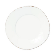 Vietri Melamine Lastra Dinner Plate - White