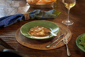 Handwoven Reed Round Placemat