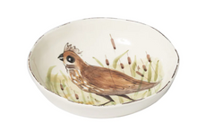 Load image into Gallery viewer, Vietri Wildlife Quail Pasta Bowl

