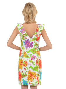 Gretchen Scott Designs Sleeveless Ruffle Dress - Glorious - Brights - Medium