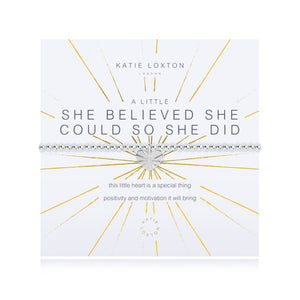 A Little She Believed She Could So She Did Bracelet