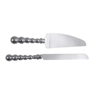 Mariposa Pearled Cake Server Set