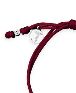 Touch the World Maroon Cord Bracelet - Shells from Florida