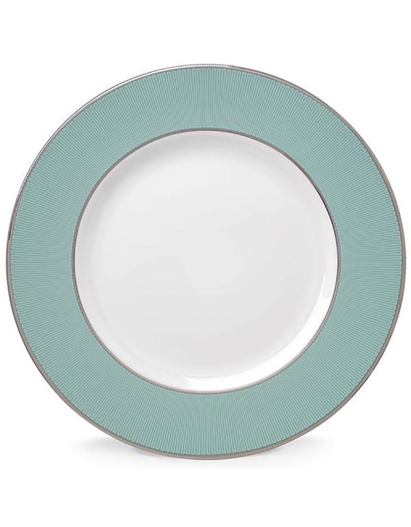Brian Gluckstein Clara Aqua Dinner Plate