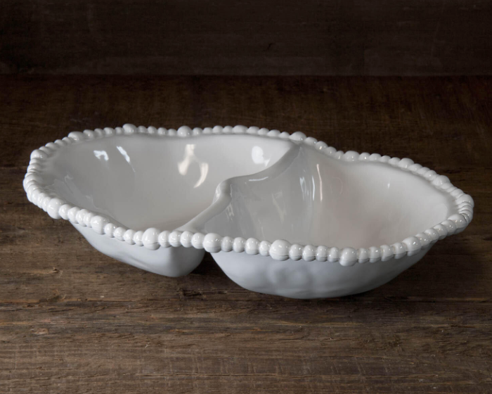 Beatriz Ball VIDA Alegria Double Dip Melamine Divided Server - White