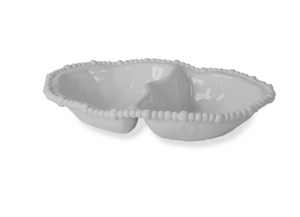 Beatriz Ball VIDA Alegria Double Dip Melamine Divided Server - White