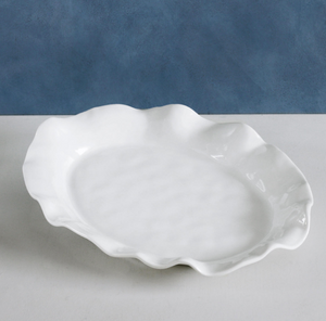 Beatriz Ball VIDA Havana Melamine White Oval Platter