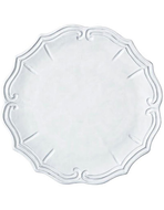 Vietri Incanto Baroque Service Plate/Charger - White - FINAL SALE
